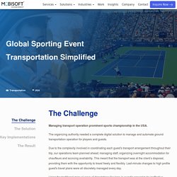 Event Transport Management Software Case Study