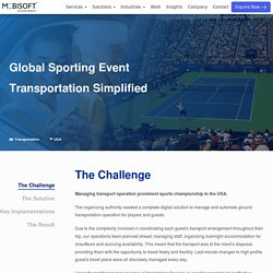 Event Transport Management Software Case Study