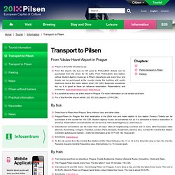 Transport to Pilsen: Official website of the City of Pilsen