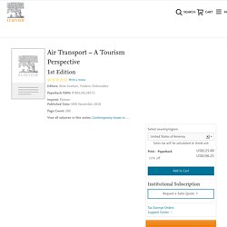 Air Transport – A Tourism Perspective