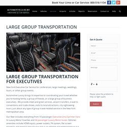 large group transportation new york