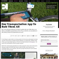 One Transportation App To Rule Them All