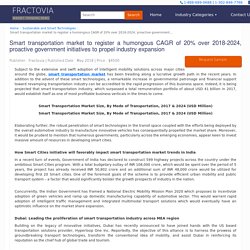 Smart Transportation Market - Global Trends Forecast Report 2024 - Fractovia.org