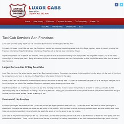 Airport Taxi Cab Transportation Services