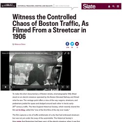 History of Boston's transportation infrastructure in a film of the city from 1906