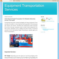 International Freight Forwarders For Reliable Deliveries Across The Globe