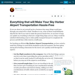 Everything that will Make Your Sky Harbor Airport Transportation Hassle-Free: aztowncar — LiveJournal