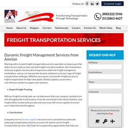 Freight Transportation Services - Amstan