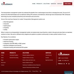 Transportation Management systems