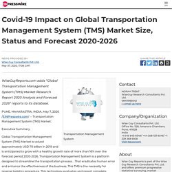 Covid-19 Impact on Global Transportation Management System (TMS) Market Size, Status and Forecast 2020-2026