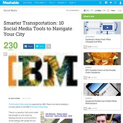Smarter Transportation: 10 Social Media Tools to Navigate Your C
