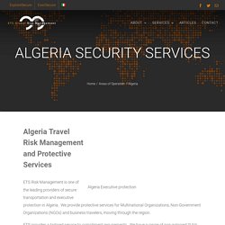 Secure Transportation and Executive Protection in Algeria
