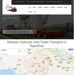 ABCC India Provide Low Bed Trailer transportation in Rajasthan