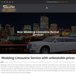 Wedding Transportation Limo Services