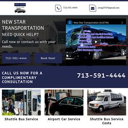 New Star Transportation, Shuttle bus service Austin TX