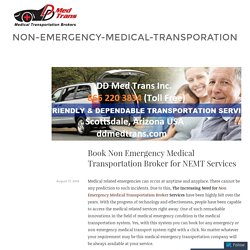 Book Non Emergency Medical Transportation Broker for NEMT Services – Non-emergency-medical-transporation