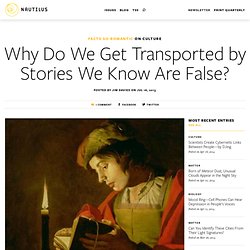 Why Do We Get Transported by Stories We Know Are False?