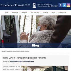 Care When Transporting Cancer Patients