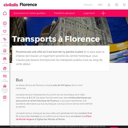 Transports à Florence - Les transports publics à Florence