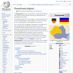 Transylvanie (région)
