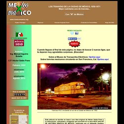 Tranvías de la Ciudad de México, 1900-1971