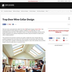 Trap Door Wine Cellar Designs