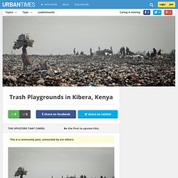 Trash Playgrounds in Kibera, Kenya