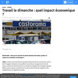 Travail le dimanche : quel impact économique ?