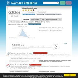 Travailler chez Adidas Group France