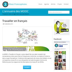 MOOC Travailler en français