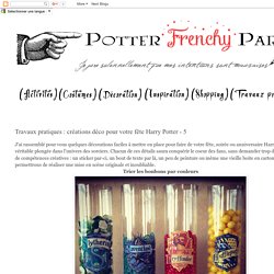 Travaux pratiques : créations déco pour votre fête Harry Potter - 5