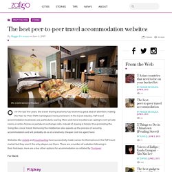 The best peer-to-peer travel accommodation websites