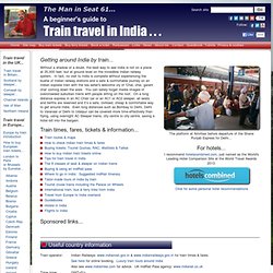 Train travel in India - a beginner's guide
