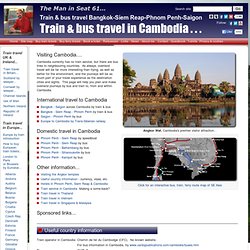 Train & bus travel in Cambodia | Bangkok to Angkor Wat & Phnom Penh, HCMC to Phnom Penh