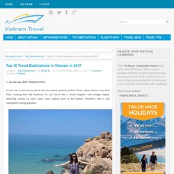 Top 10 Travel Destinations in Vietnam in 2017