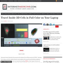 Travel Inside 3D Cells in Full Color on Your Laptop