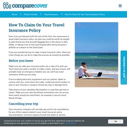 How To Make a Travel Insurance Claim