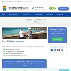 over 50s travel insurance