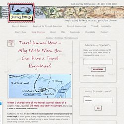 Travel Journal Ideas - Why Write When You Can Have a Travel Story-Map?
