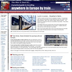 How to travel by train from London to Europe - a complete guide