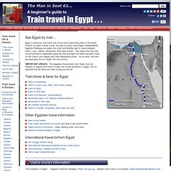 How to travel by train in Egypt