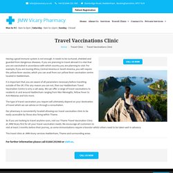 Thame Travel Vaccination Clinic