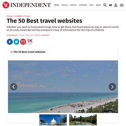 The 50 Best travel websites - Travel - IndyBest