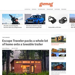 Escape Traveler packs a whole lot of home onto a towable trailer