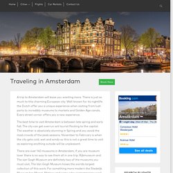 Traveling in Amsterdam