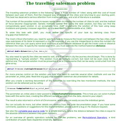 Traveling salesman problem