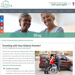 Traveling with Your Elderly Parents?