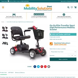 Go-Go Elite Traveller Sport High Performance Mobility Scooter