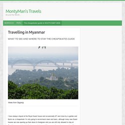 Travelling in Myanmar