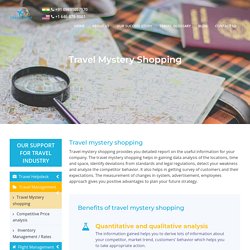 Travels Mystery Shopping for Holiday Deal/Package, Flights and Hotels